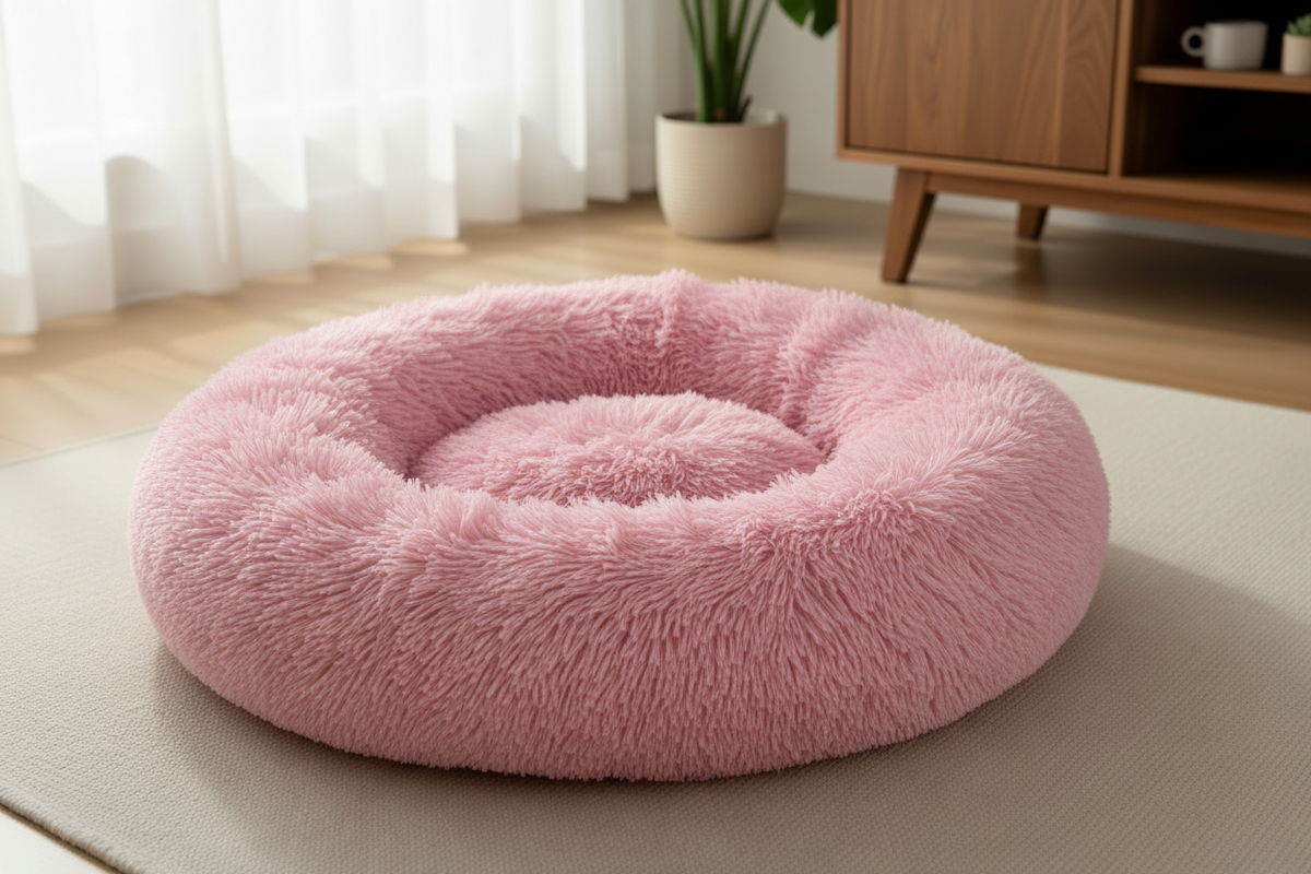 Donut Bed - Correct Pink, Same Environment